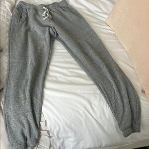 Brandy Melville Gray  Sweatpants with Drawstring